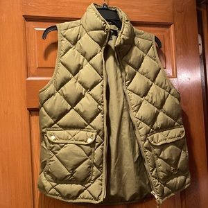 Jcrew olive vest